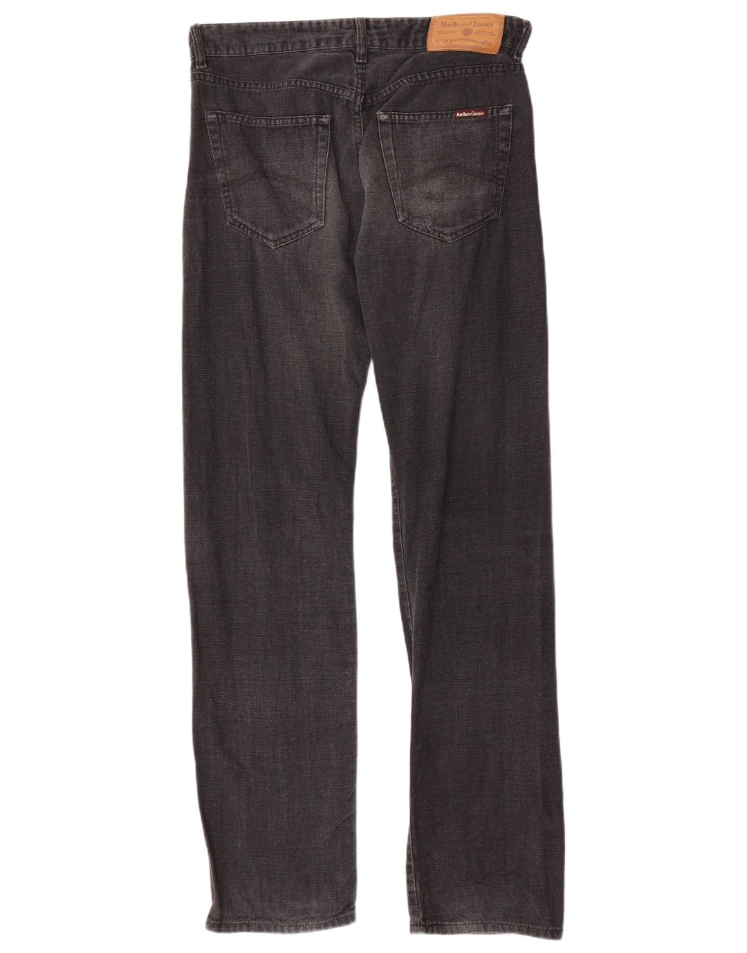 MARLBORO CLASSICS Herren Straight Jeans W31 L34 Graue Baumwolle