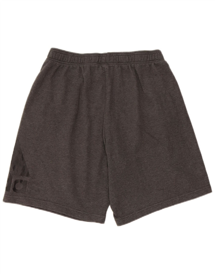 Adidas Herren Graphic Sport Shorts Mittelgraue Baumwolle
