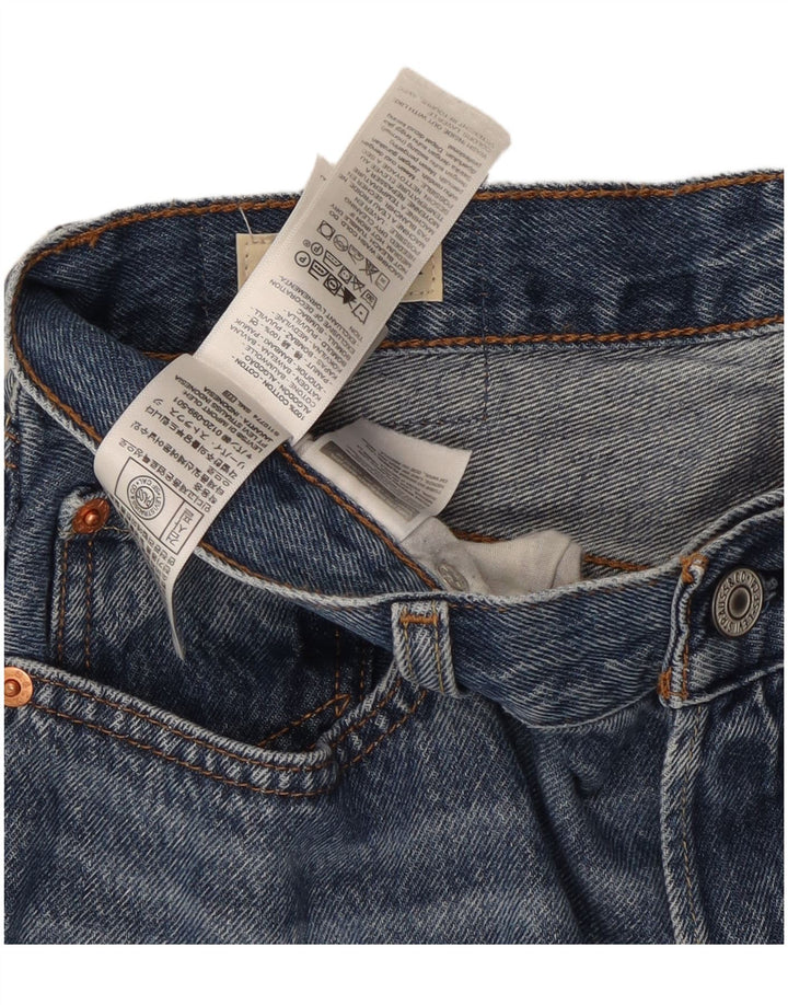 Levi's Damen Straight Jeans W27 L30 Blaue Baumwolle 90er Jahre