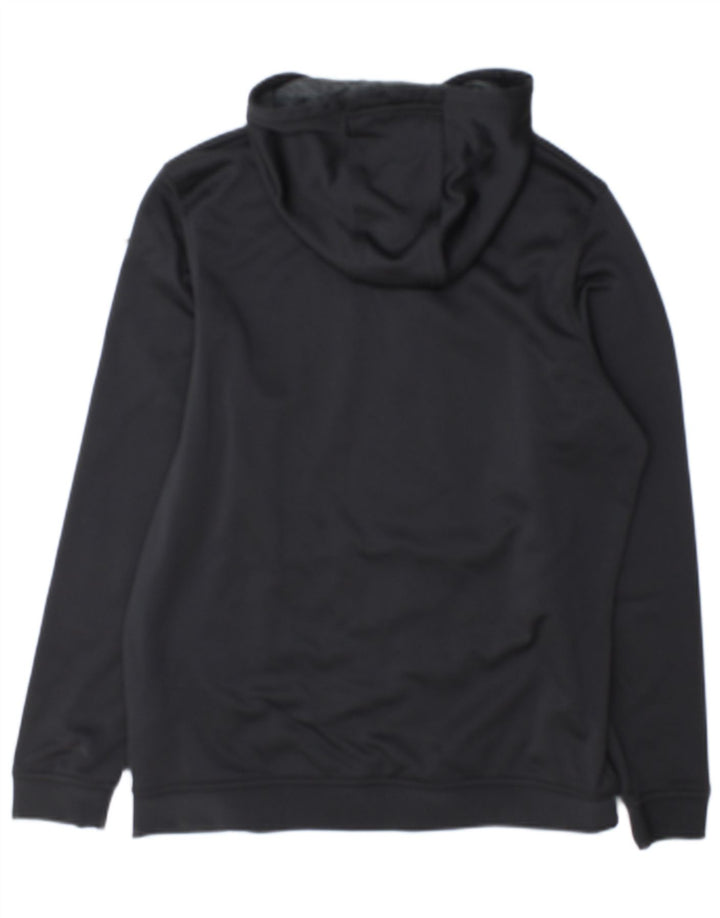 Under Armour Herren Cold Gear Graphic Hoodie Pullover Mittelschwarzes Polyester