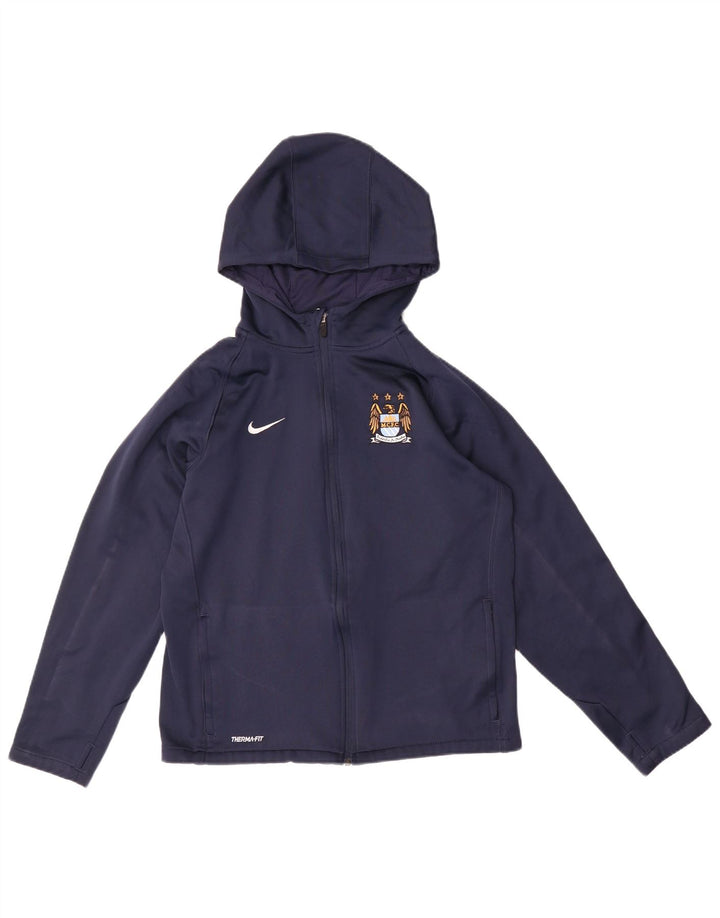 Nike Jungen-Kapuzenpullover mit Reißverschluss, 13–14 Jahre, XL, Marineblau, Polyester