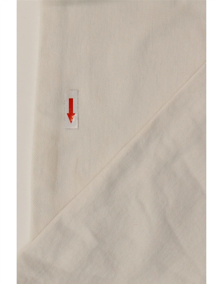 Zara Damen Schlagjeans EU 36 XS W26 L32 Weiß