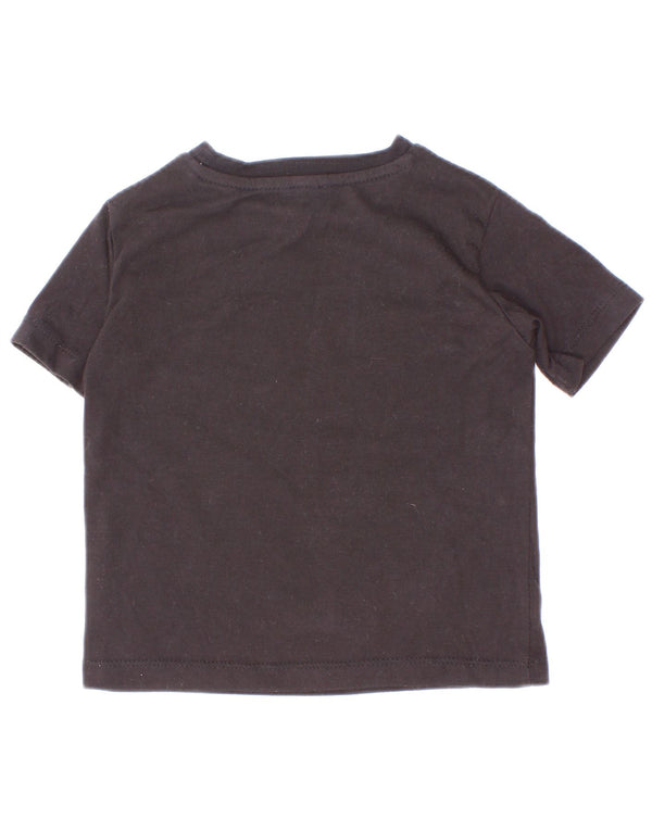 Reebok Baby-Jungen-T-Shirt mit Grafik, 12–18 Monate, schwarze Baumwolle