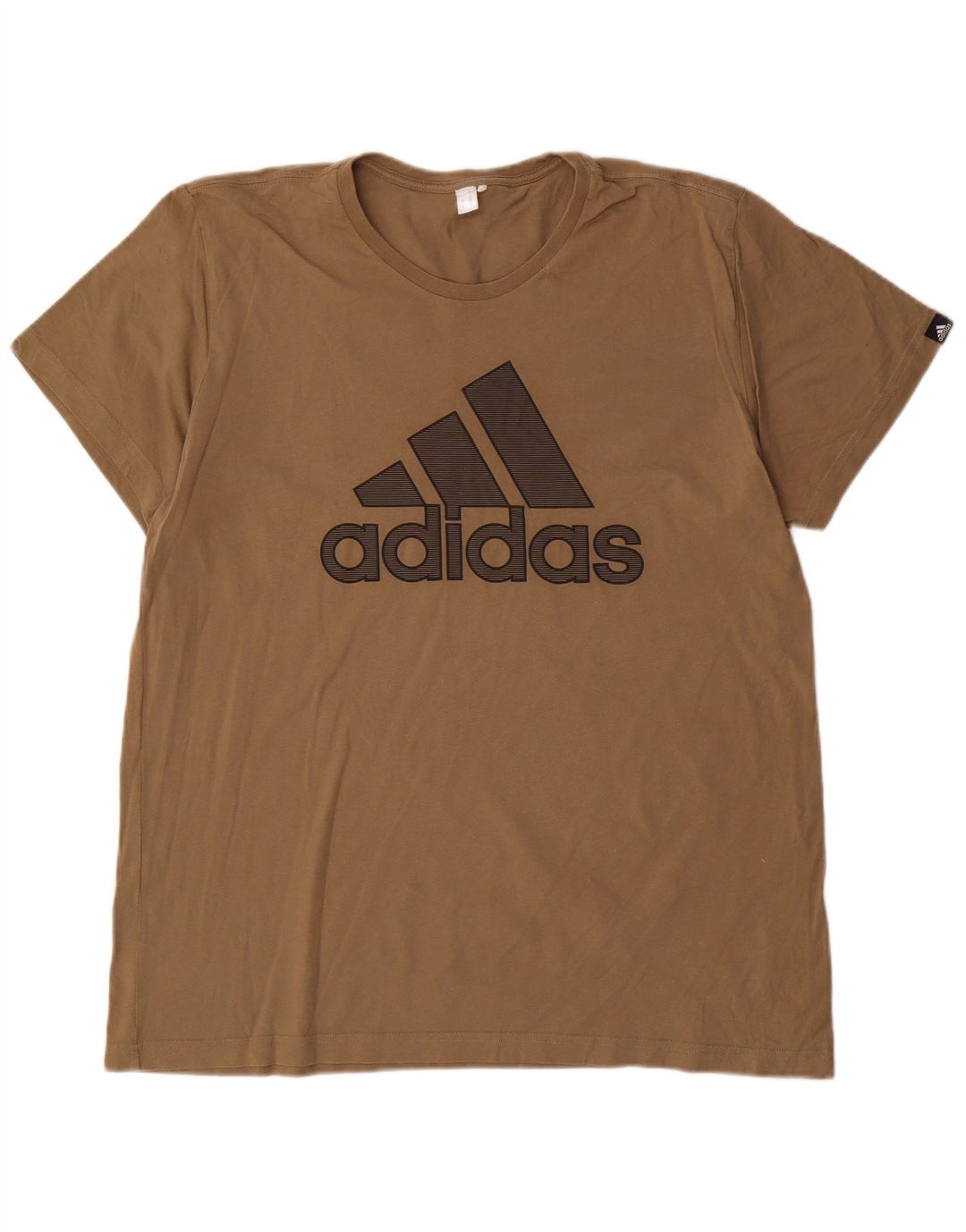 Adidas Herren Grafik T-Shirt Top Large Braun