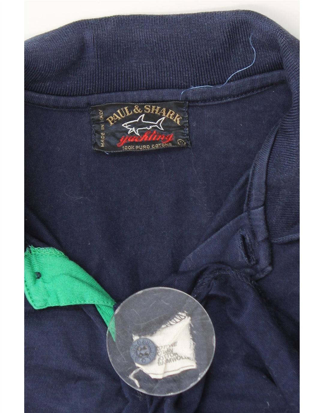 PAUL & SHARK Herren-Poloshirt, klein, marineblau, Baumwolle