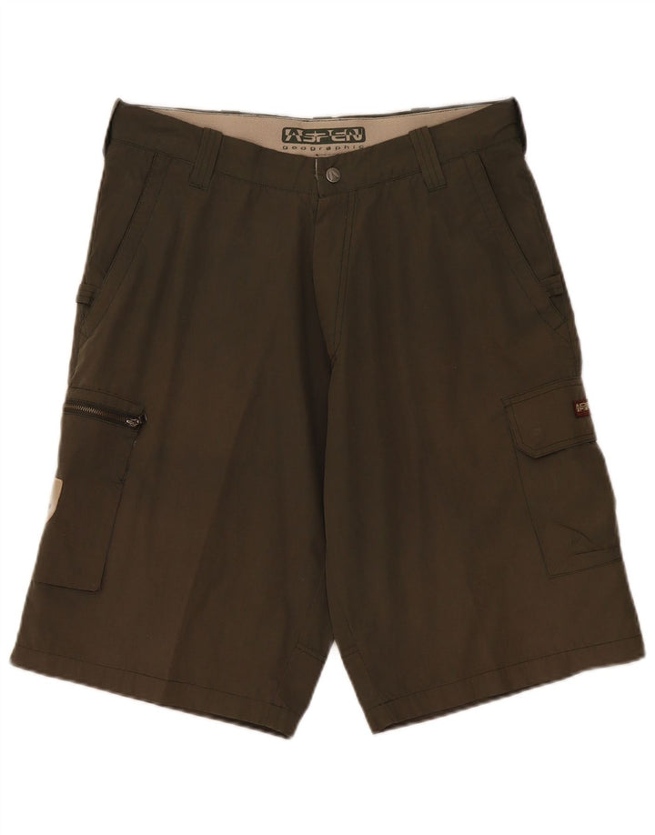 Aspen Herren Cargoshorts IT 50 Large W34 Khaki Baumwolle