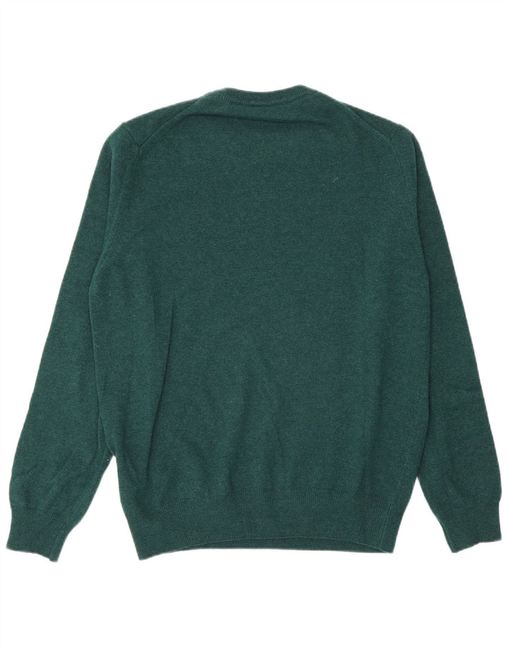 Marina Yachting Herren-Pullover mit Rundhalsausschnitt, mittelgrüne Wolle