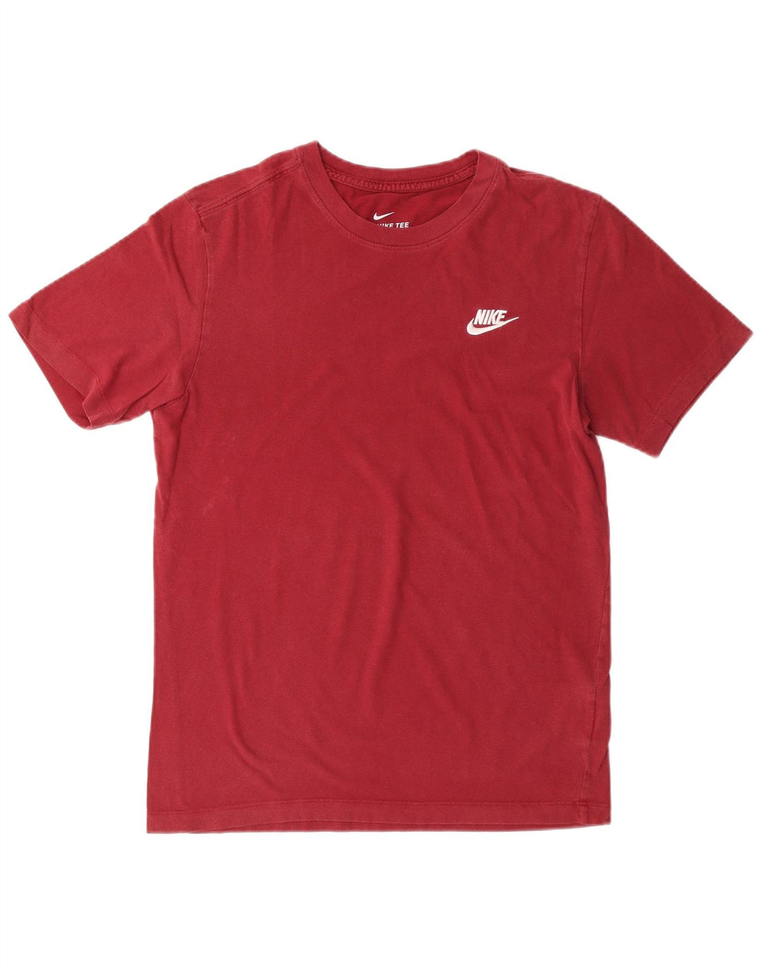 NIKE Herren T-Shirt Top Small Rot Baumwolle
