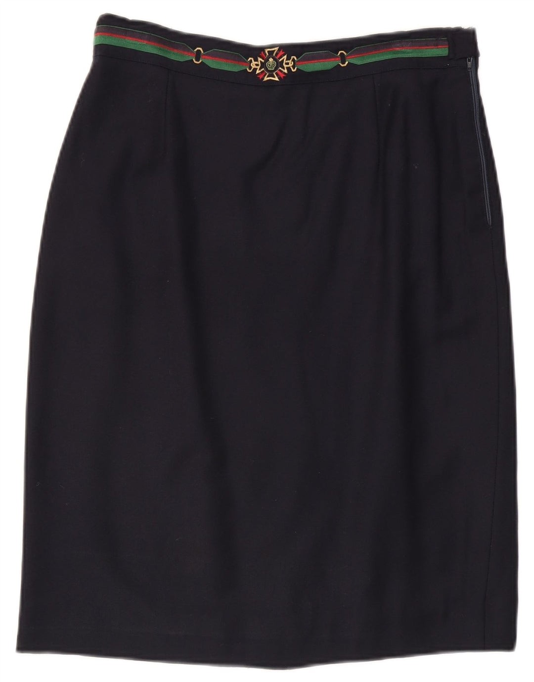 Marly's Damen Bleistiftrock IT 48 XL W32 Marineblau