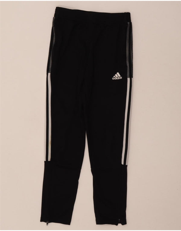 Adidas Trainingshose für Jungen, 11–12 Jahre, schwarzes Polyester