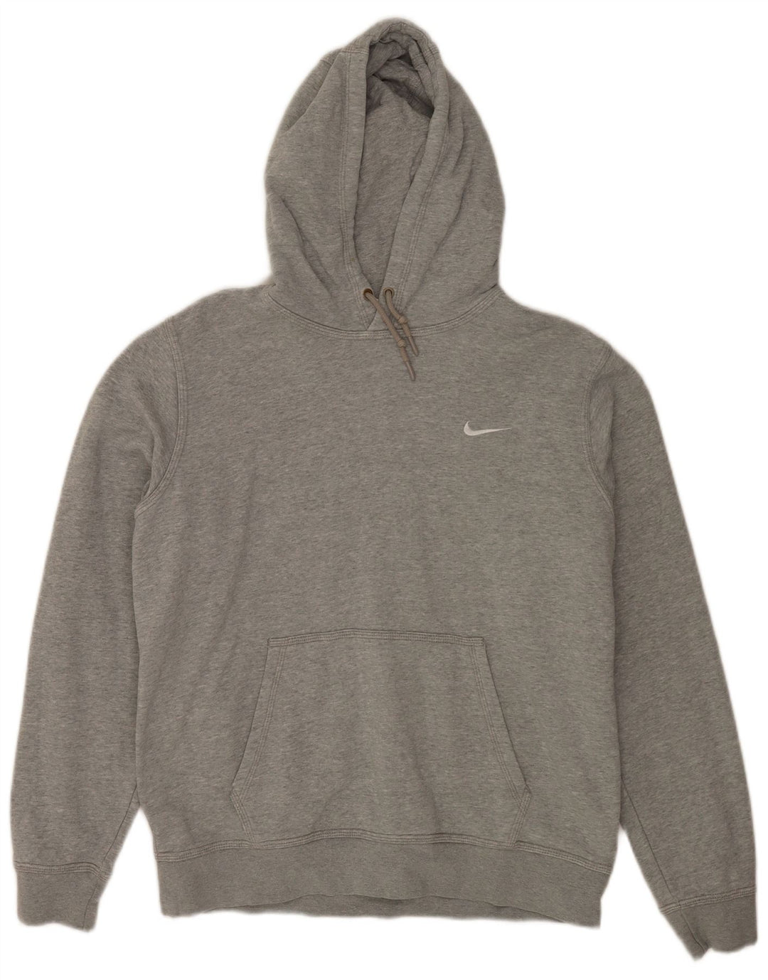 Nike Herren-Kapuzenpullover, groß, grau gefleckte Baumwolle