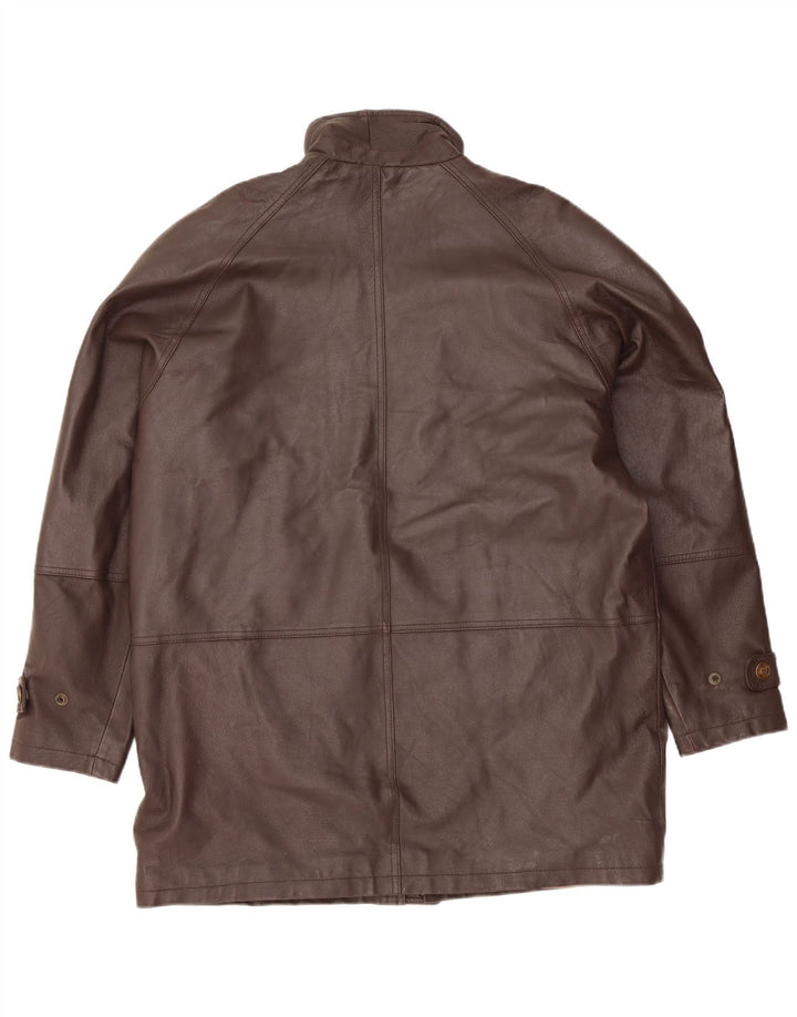 Vintage Herren Lederjacke UK 40 Großes braunes Leder