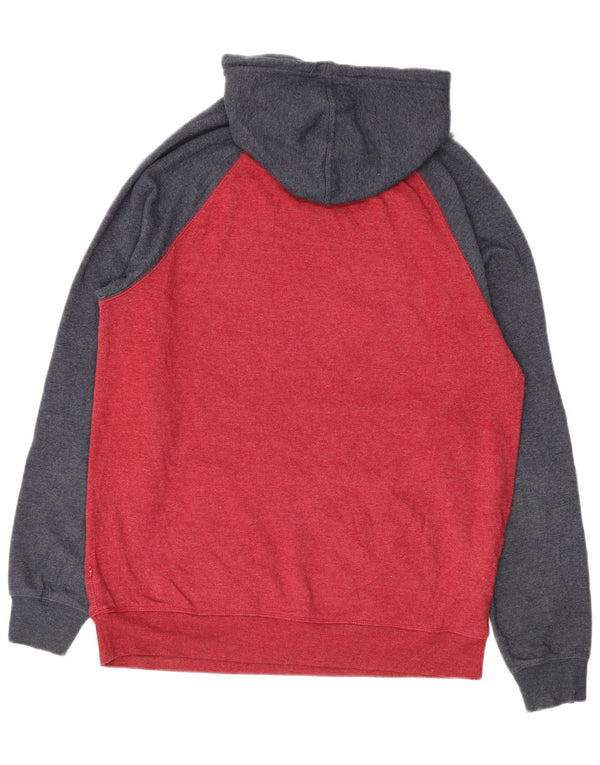 Levi's Herren-Kapuzenpullover mit grafischer Standard-Passform, groß, rot, Farbblock