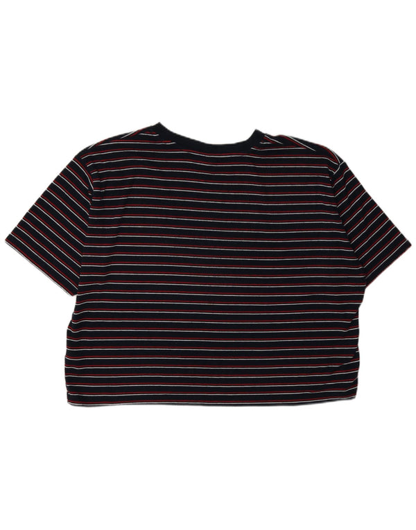 Topshop Damen-T-Shirt in Übergröße, Gr. 40, Marineblau, gestreift