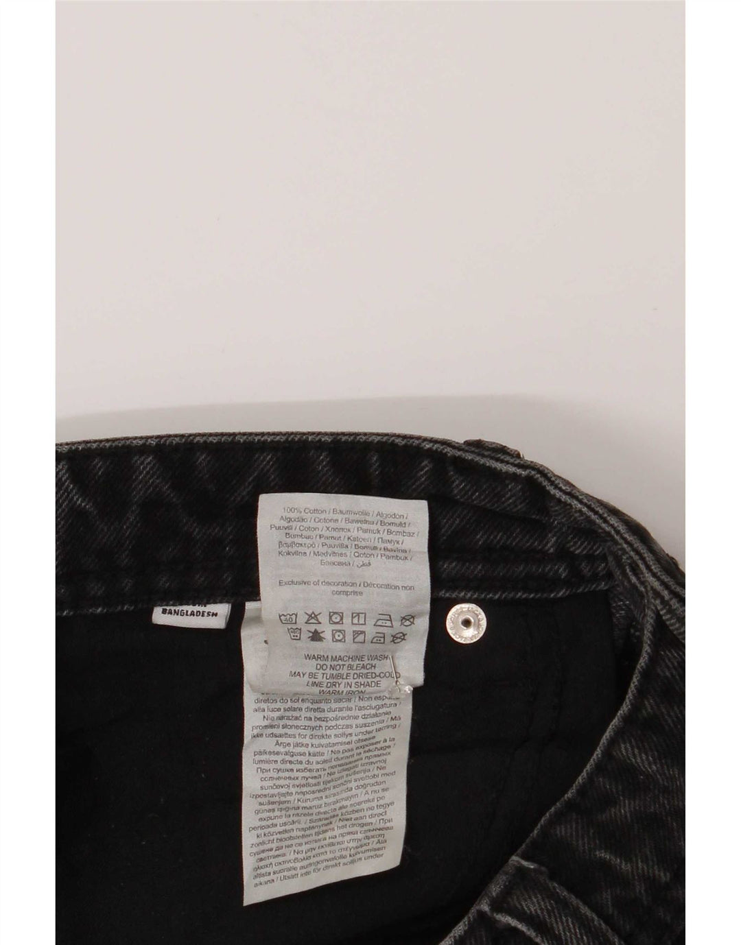 Jack & Jones Herren Straight Jeans W32 L32 Graue Baumwolle