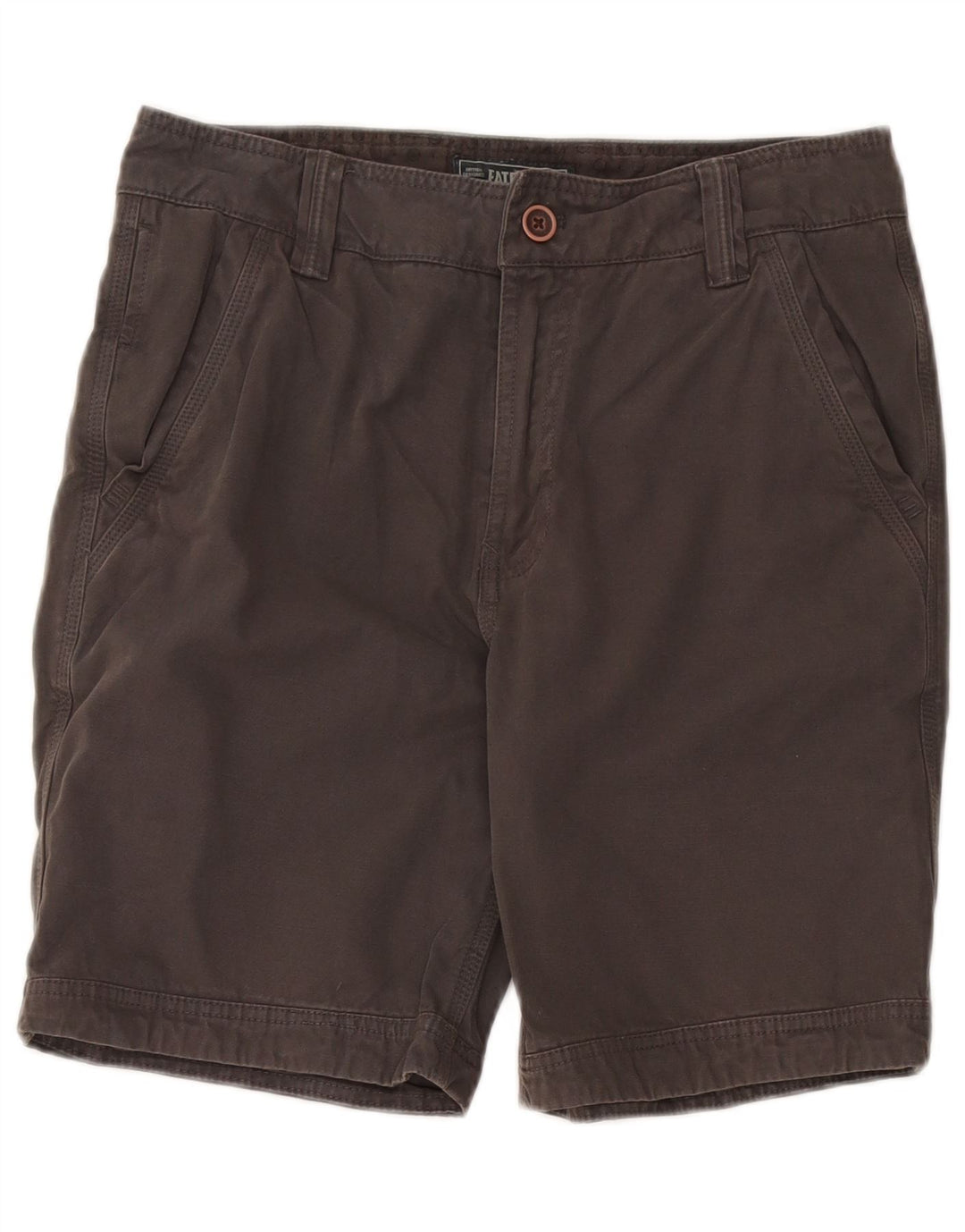Fat Face Herren Chinoshorts W30 mittelgraue Baumwolle