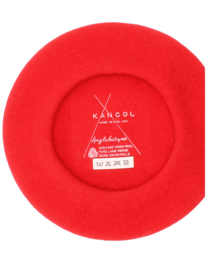 Kangol Baskenmütze für Damen, Einheitsgröße, rote Schurwolle