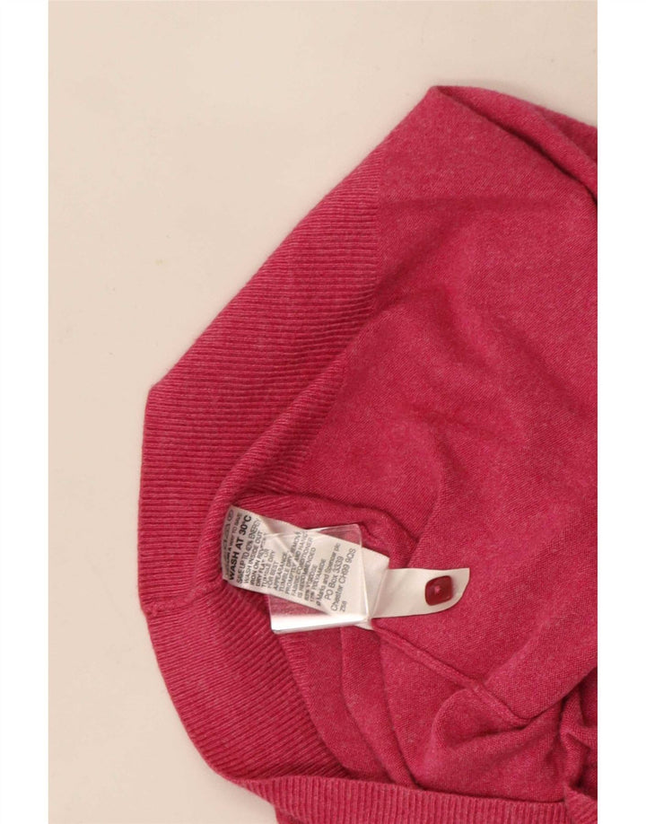 Marks & Spencer Damen Crop Cardigan mit Rüschen vorne, Gr. 8, Rosa