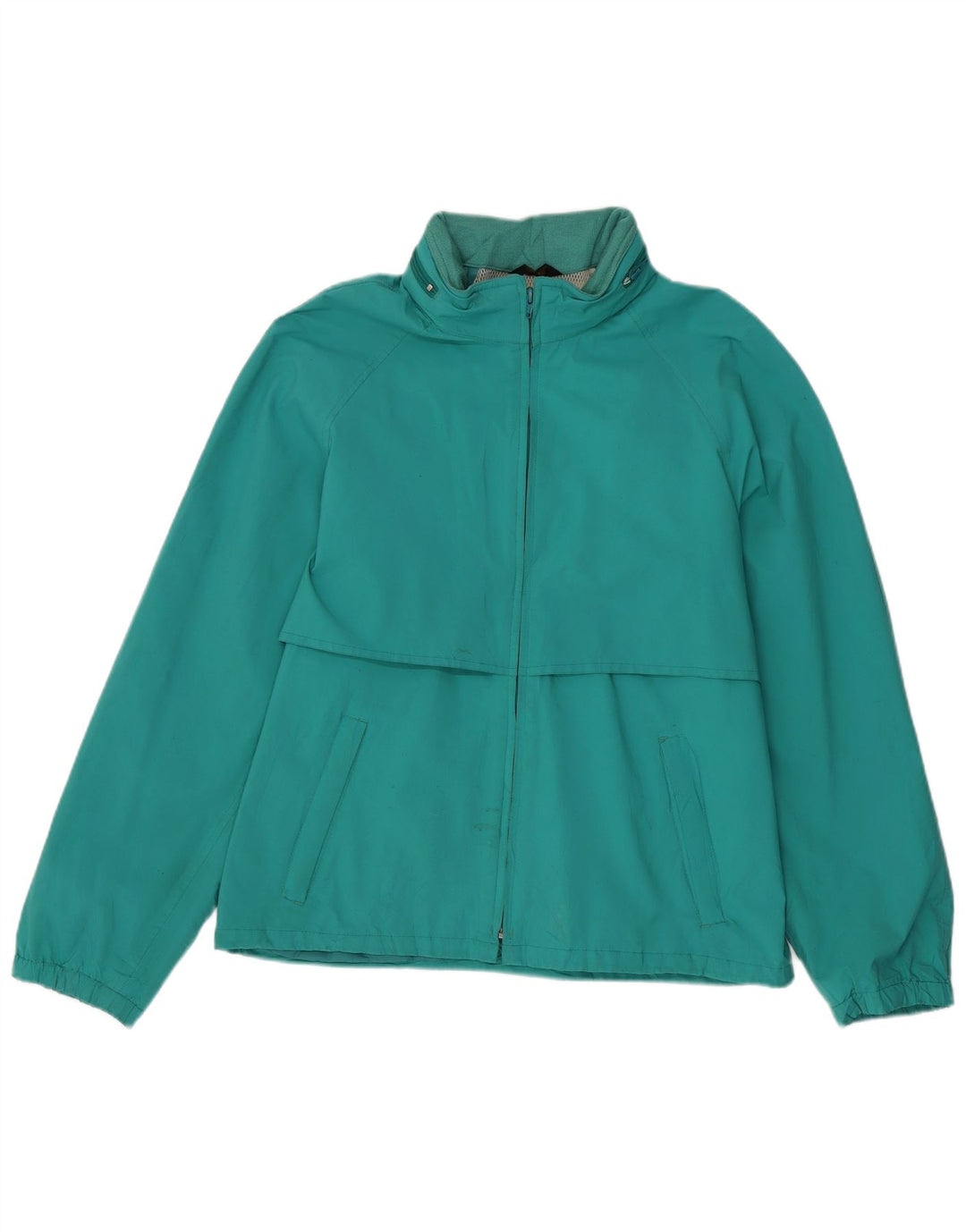 Eddie Bauer Herren Regenjacke UK 38 Mittelgrünes Polyester