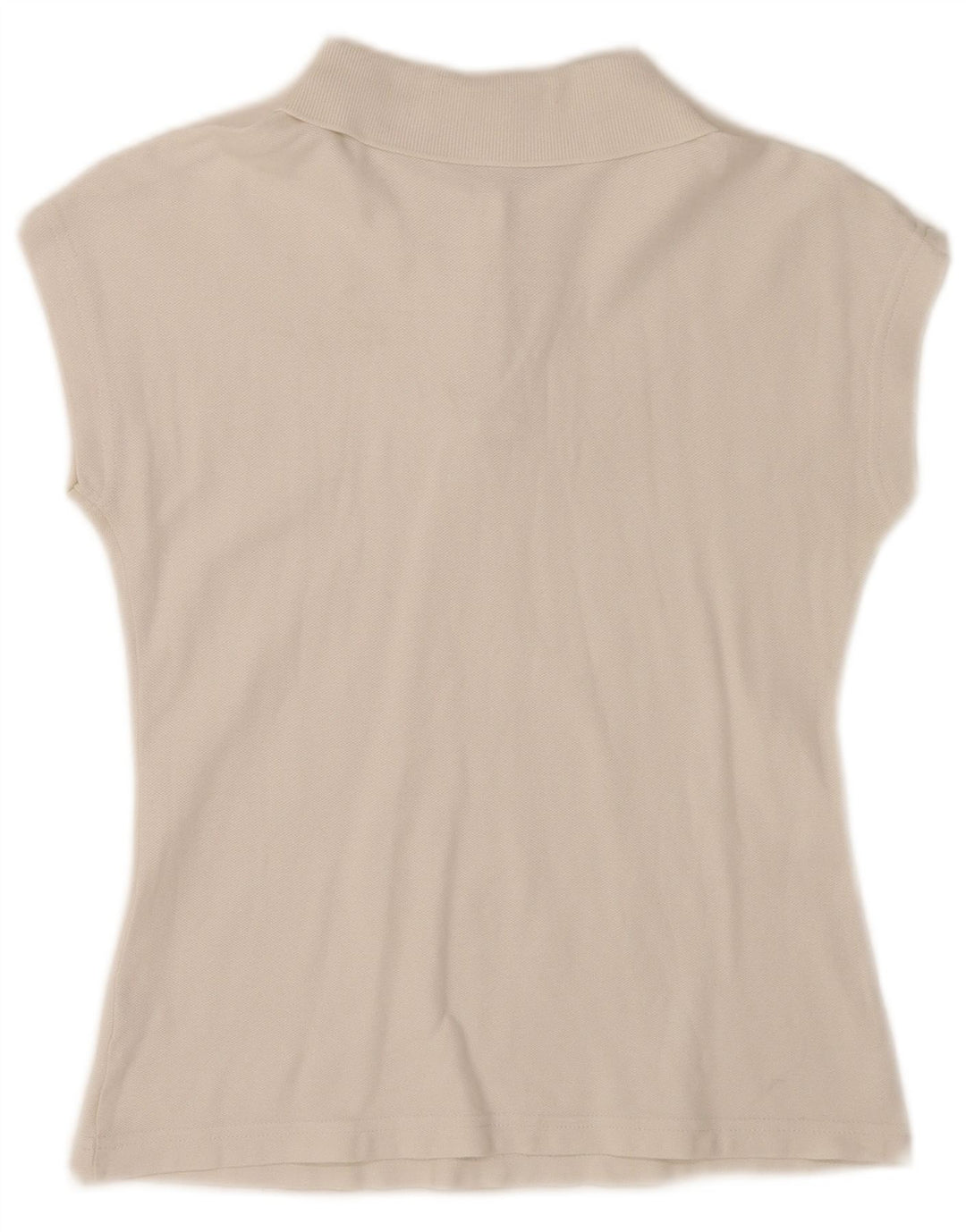 Fila Damen Ärmelloses Poloshirt IT 42 Medium Weiß