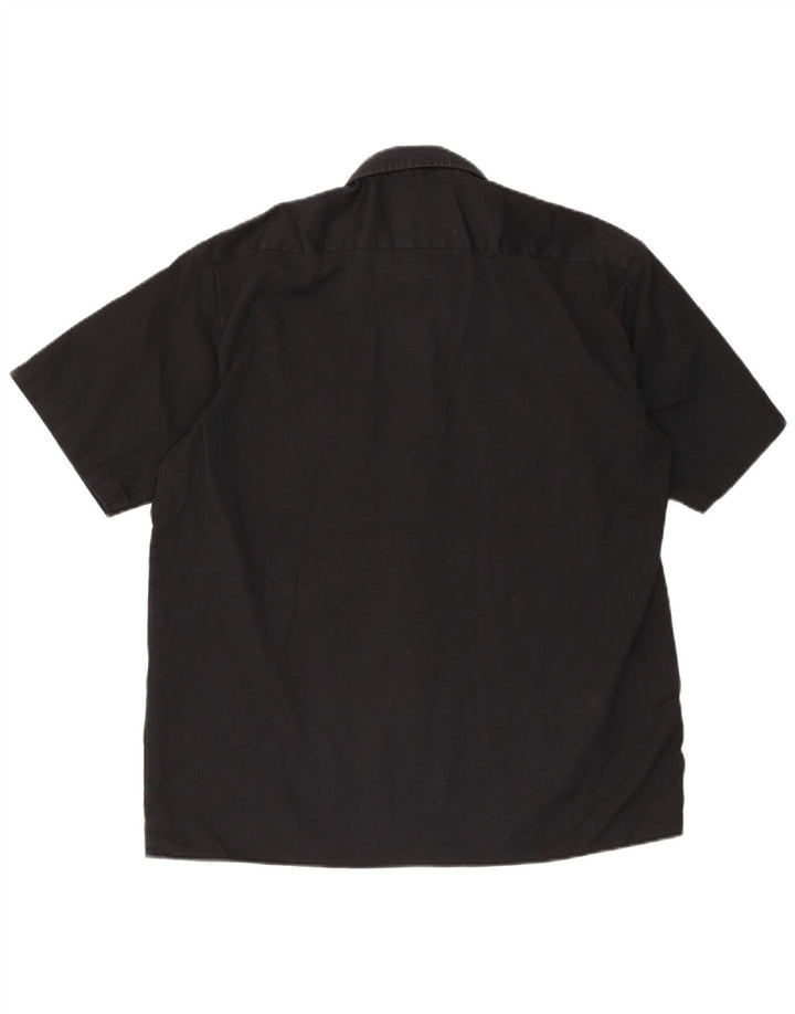 Dickies Herren-Kurzarmshirt mit Grafik, groß, aus schwarzem Polyester