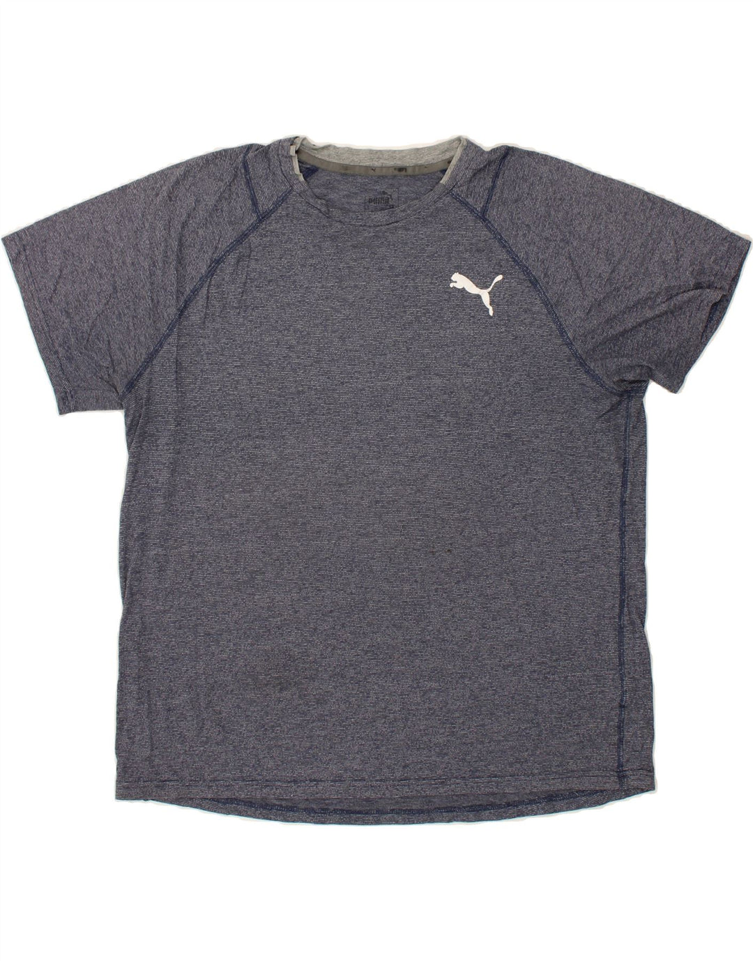 PUMA Mens T-Shirt Top Large Navy Blue Vintage Puma and Second-Hand Puma from Messina Hembry 
