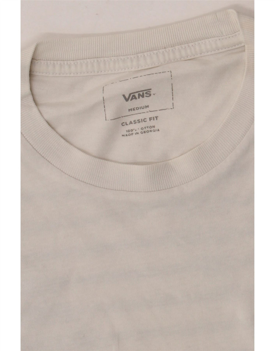 Vans Herren-T-Shirt mit klassischer Passform und Grafik, mittelweiße Baumwolle