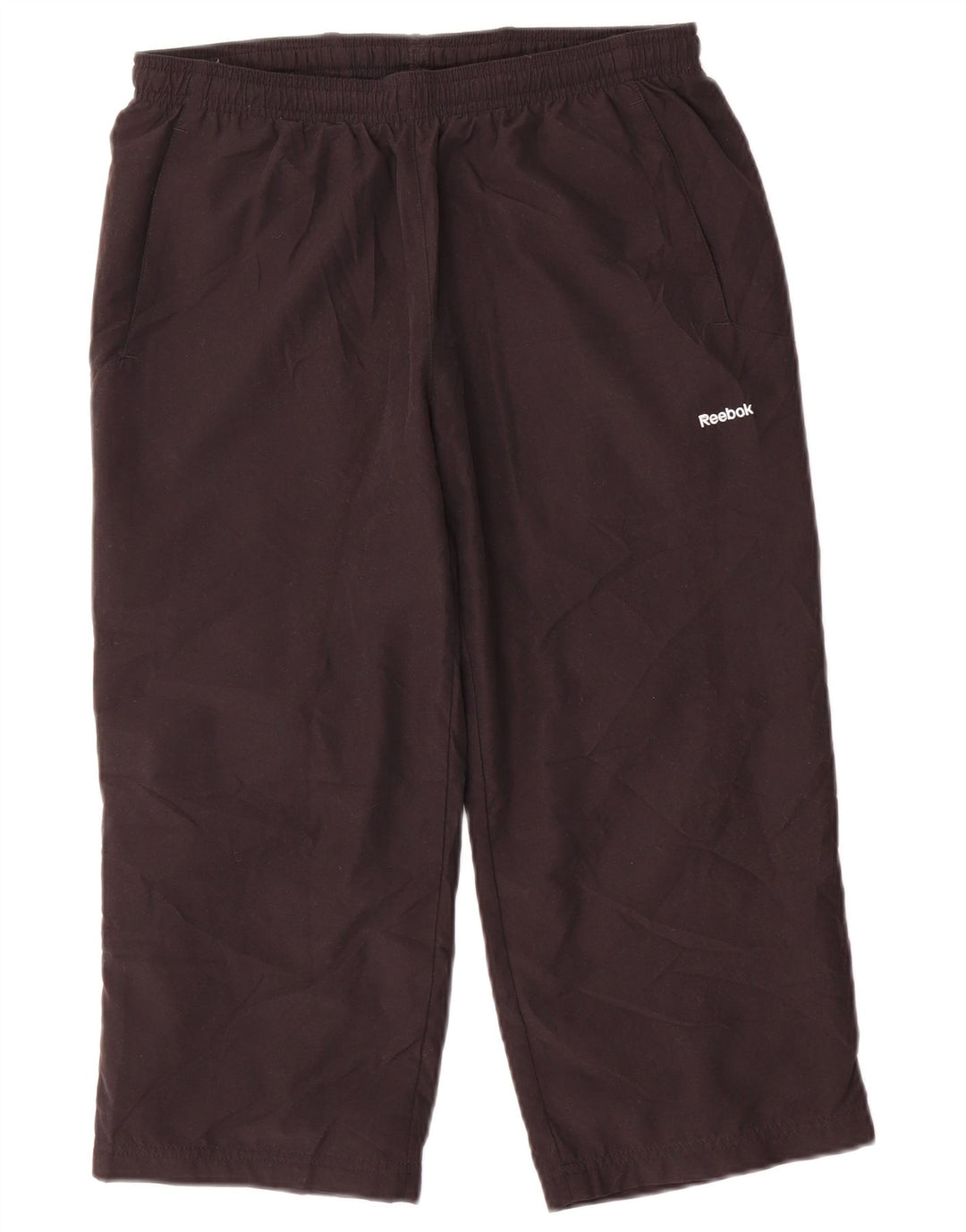 Reebok Damen Capri-Trainingshose, UK 10, Größe S, Schwarz, Polyester