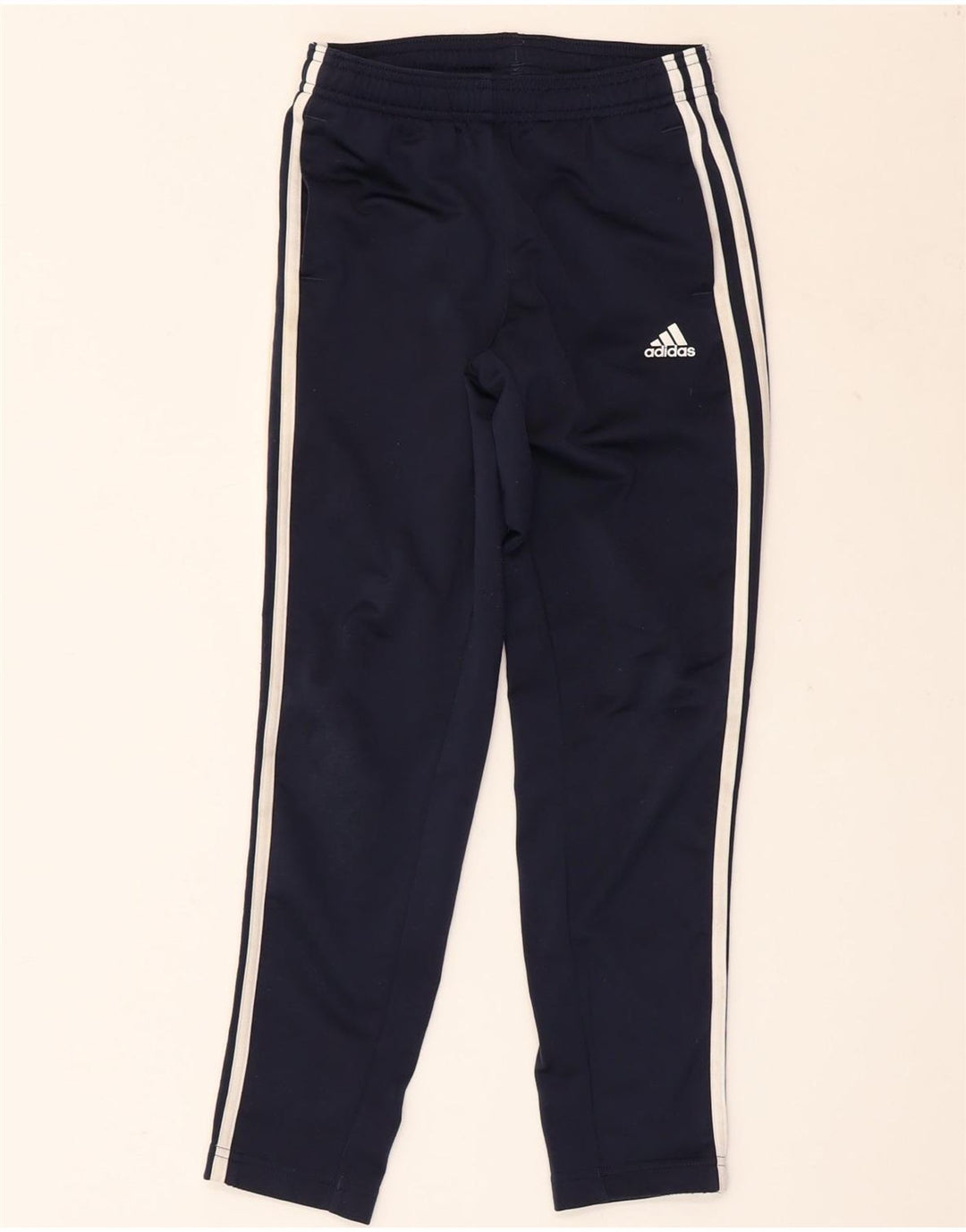 ADIDAS Jungen-Trainingshose, 9–10 Jahre, marineblaues Polyester