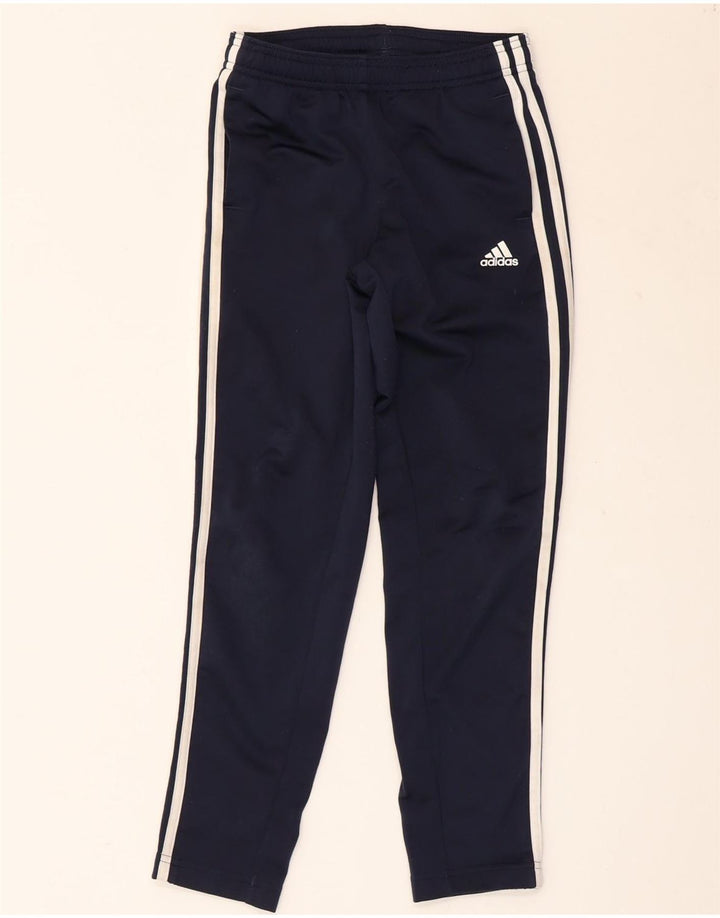 ADIDAS Jungen-Trainingshose, 9–10 Jahre, marineblaues Polyester