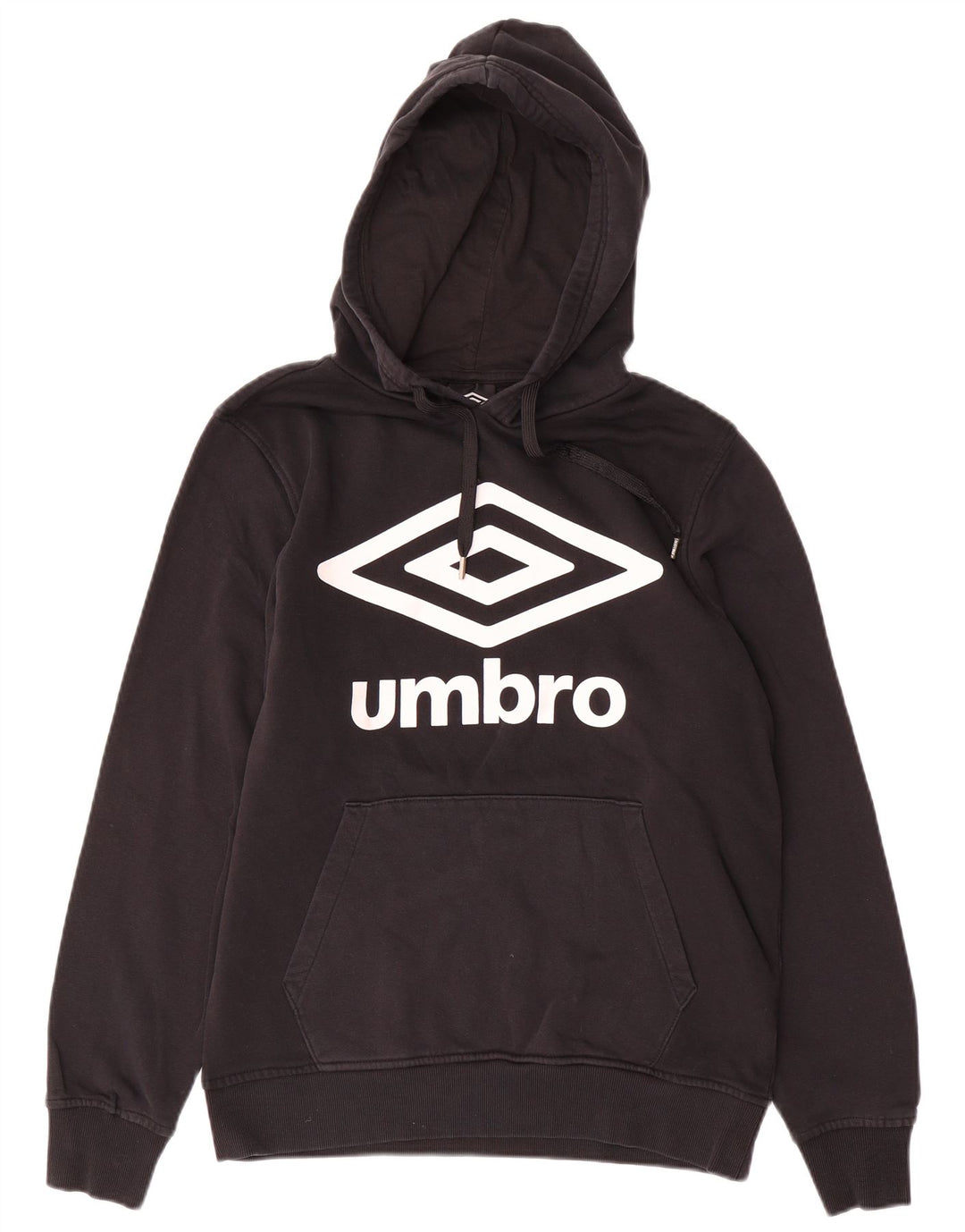 UMBRO Herren-Kapuzenpullover mit Grafik, mittelschwarz, Baumwolle