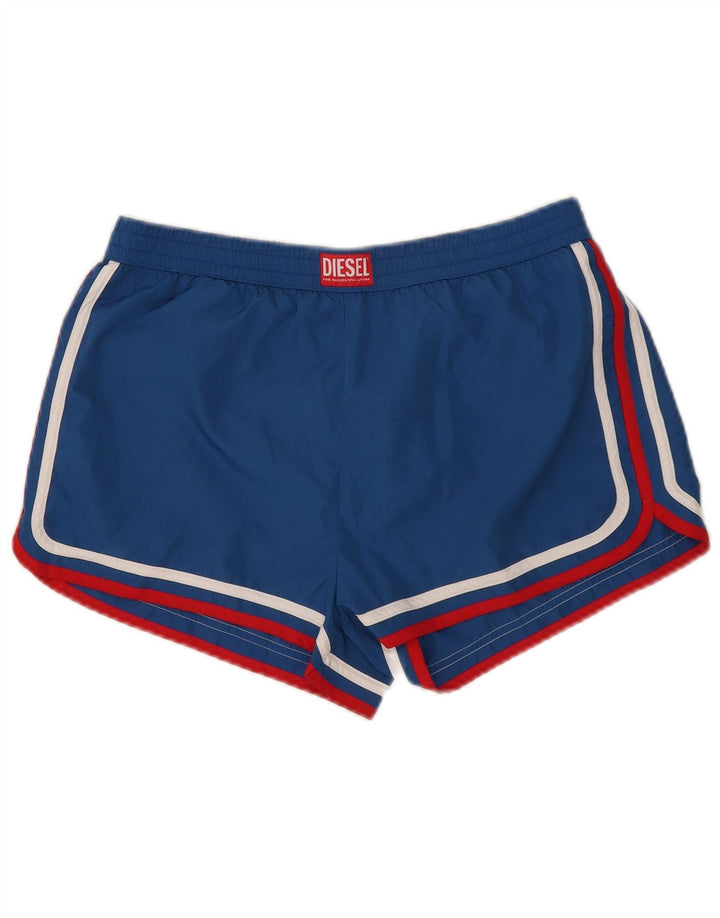 Diesel Sportshorts für Jungen, 15–16 Jahre, blau gestreift, Polyester