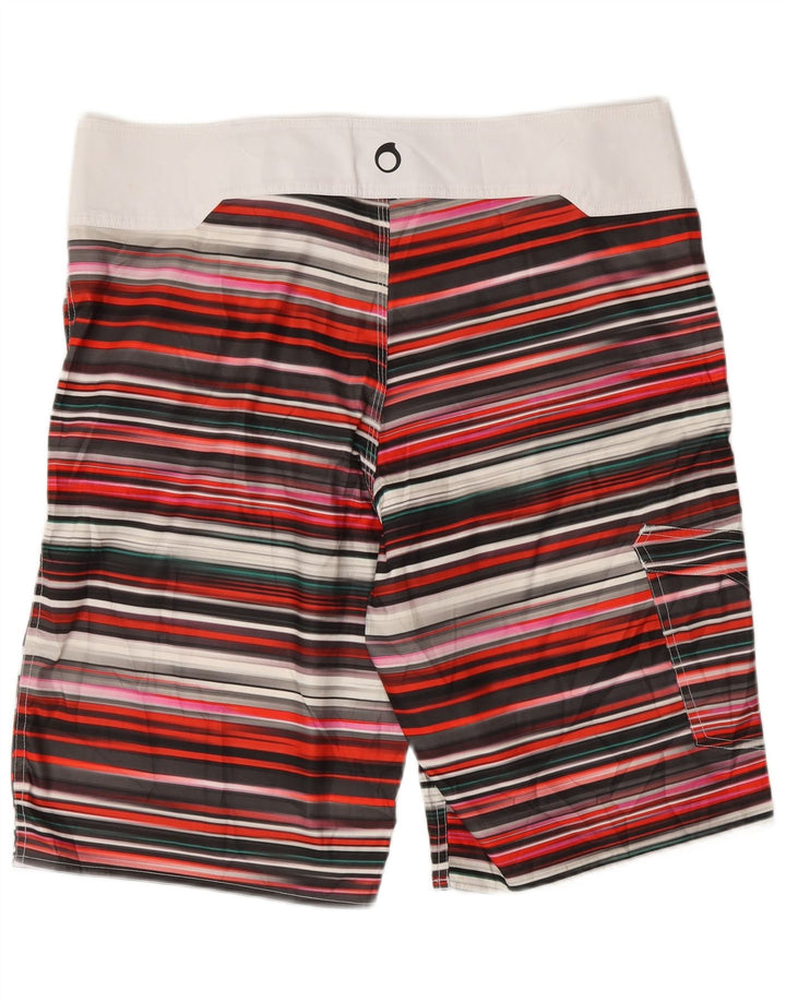 TRIBORD Herren Cargo Badeshorts EU 46 Klein Mehrfarbig gestreift