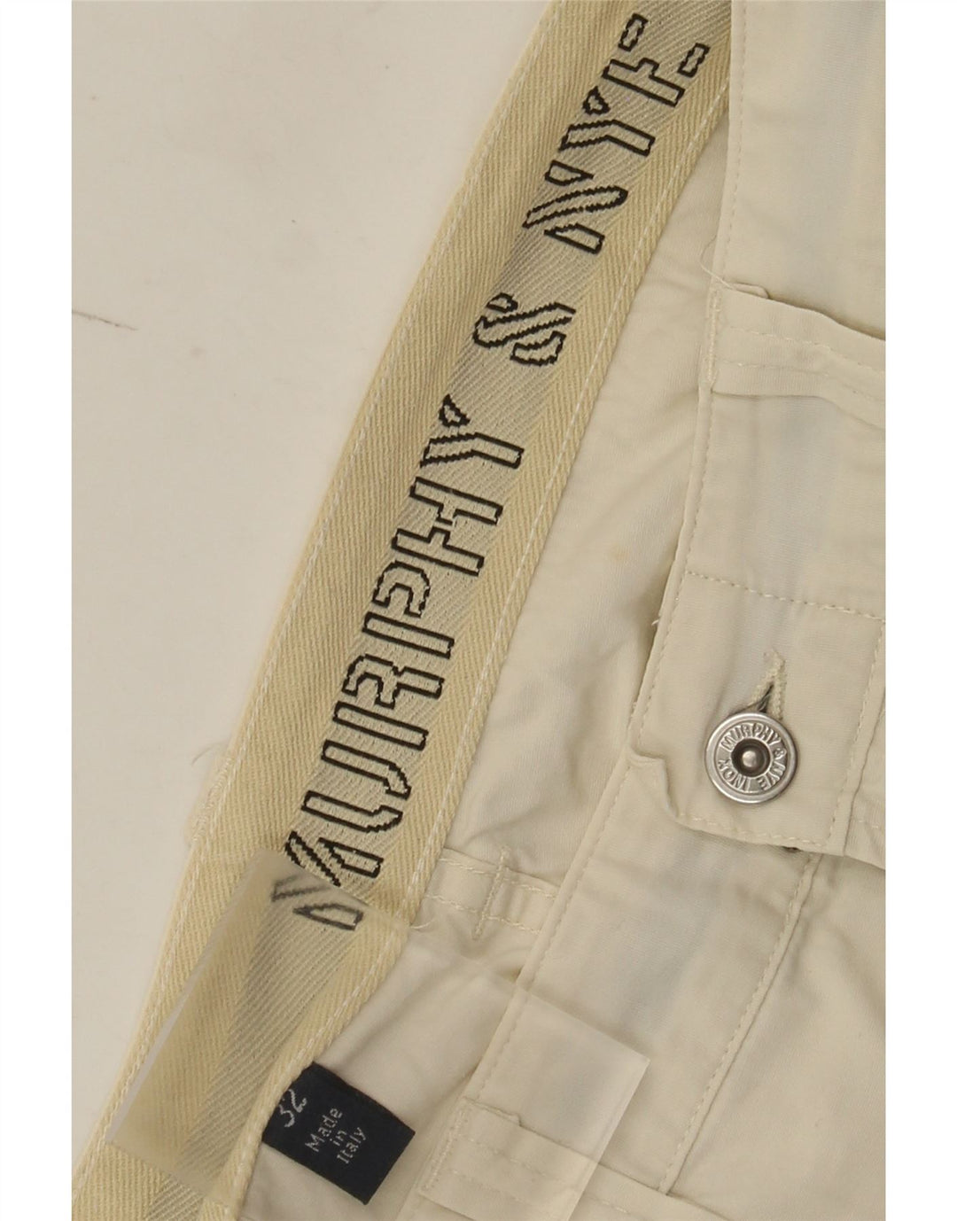 Murphy & Nye Damen Chinoshorts W32 Mittelbeige Baumwolle