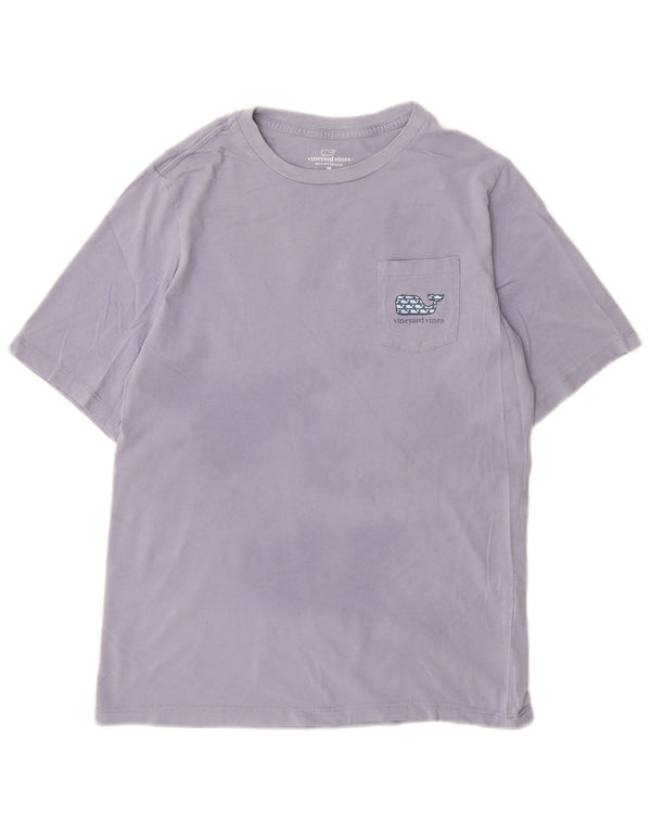 VINEYARD VINES Grafik-T-Shirt für Jungen, 12–13 Jahre, mittelviolette Baumwolle