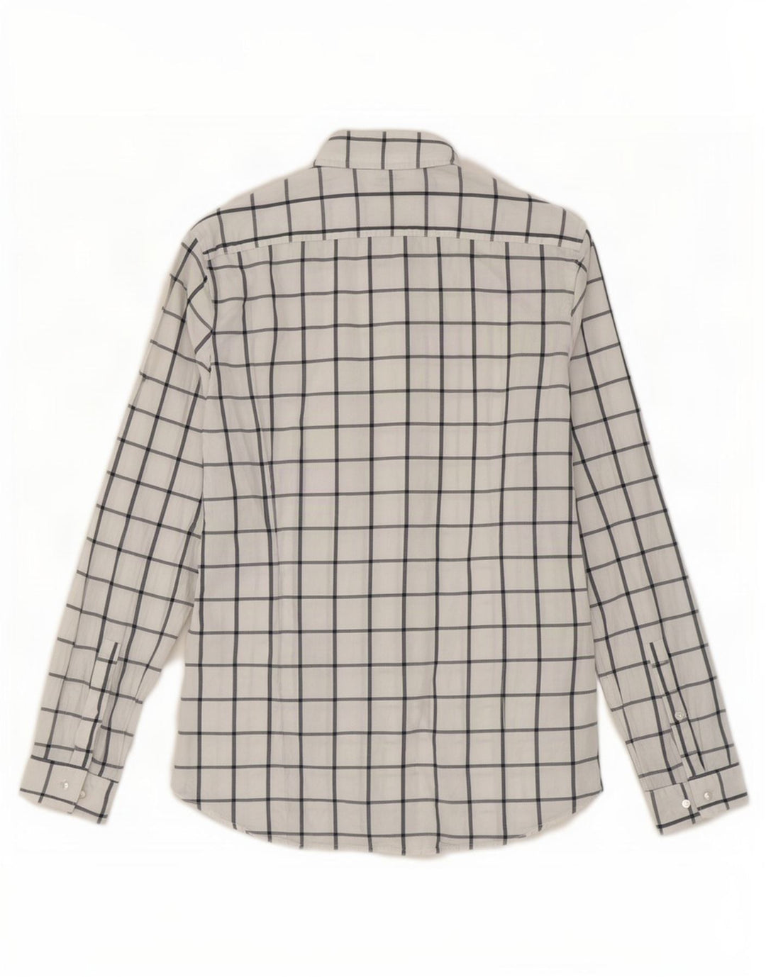 Michael Kors Herren Slim Fit Hemd Mittelweiß kariert