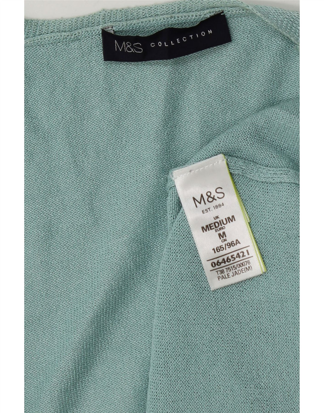 Marks & Spencer Damen Longline-Cardigan-Pullover UK 12 Mitteltürkis