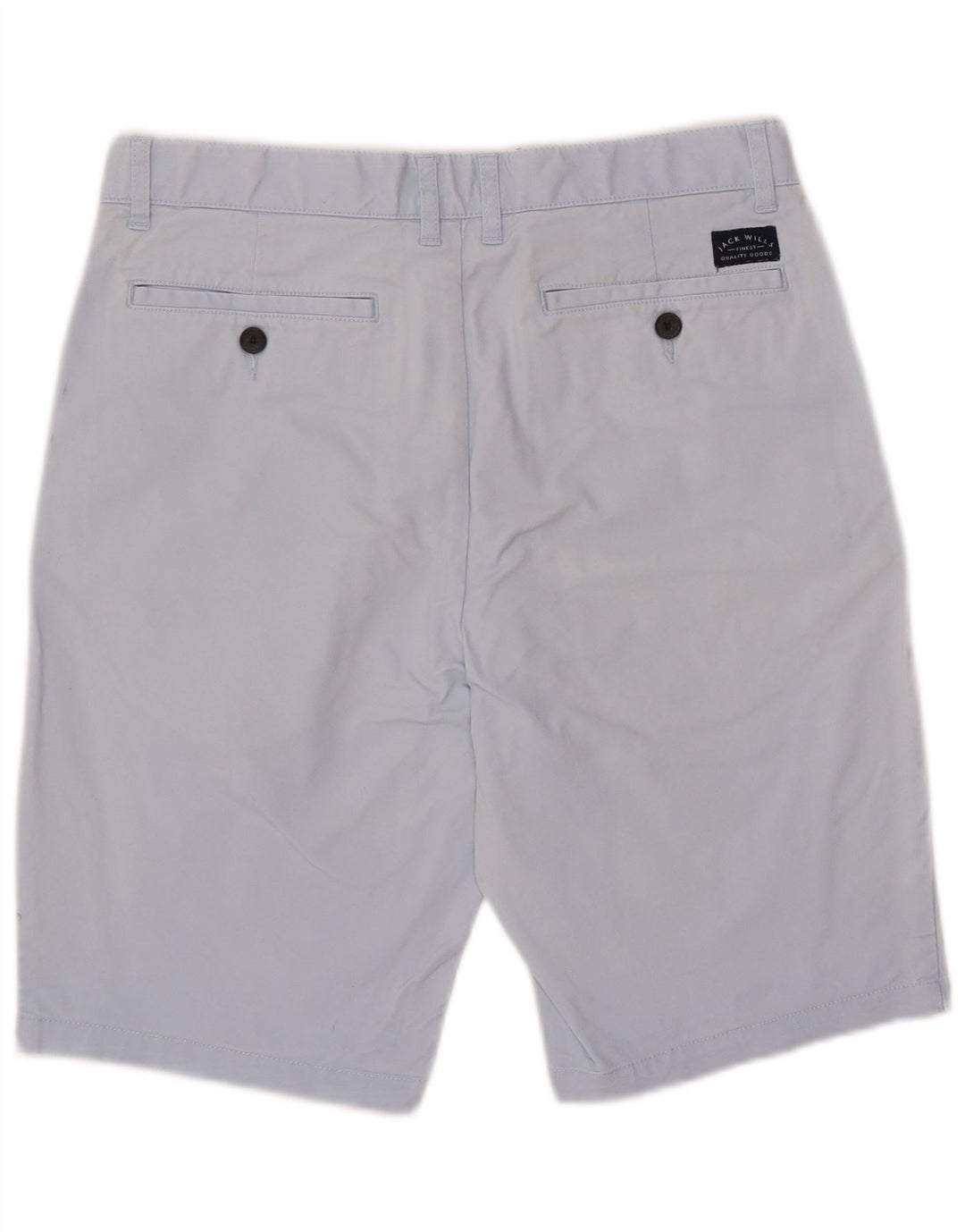 JACK WILLS Herren Chinoshorts W32 mittelblaue Baumwolle