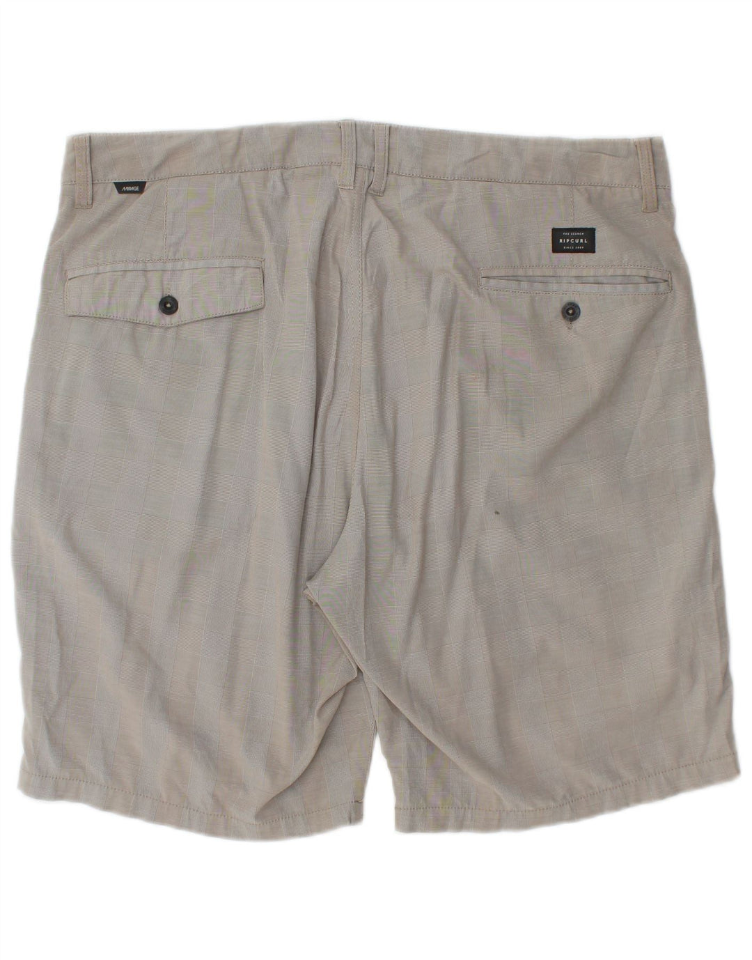 RIP CURL Herren Chinoshorts W38 XL Grau kariert