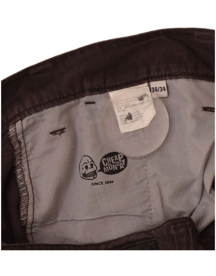 CHEAP MONDAY Gerade Chino-Hose für Herren, W34, L32, Schwarz