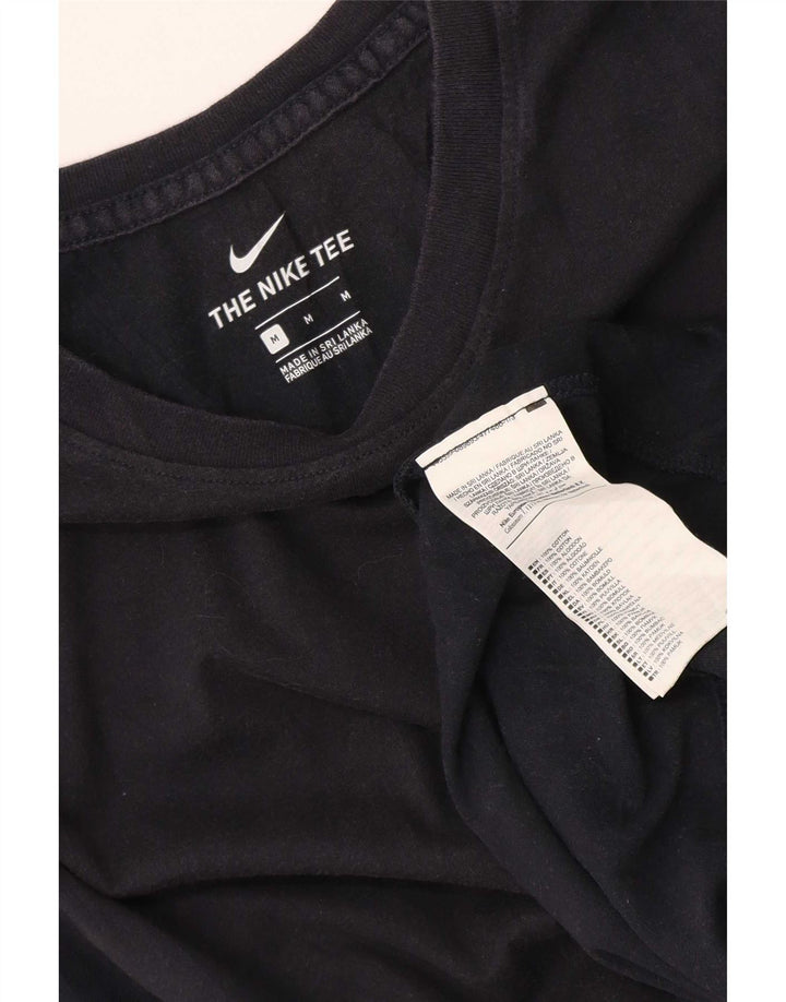 Nike Herren-T-Shirt-Oberteil, mittelgroß, marineblau, Baumwolle