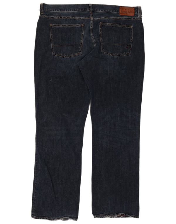 Tommy Hilfiger Herren Straight Jeans W40 L32 Marineblau Baumwolle