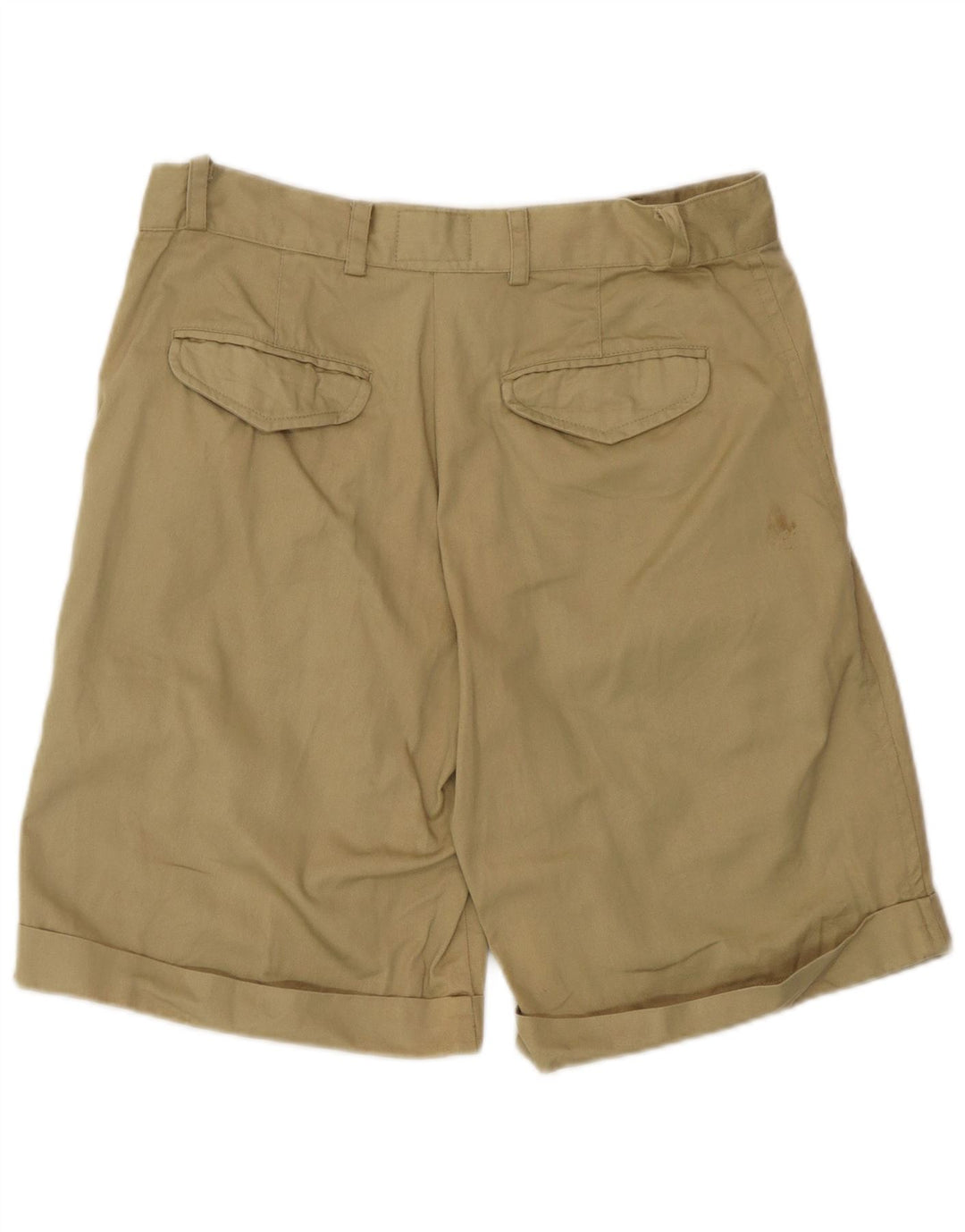James Dillon Herren Chinoshorts IT 46 Small W30 Khaki Baumwolle