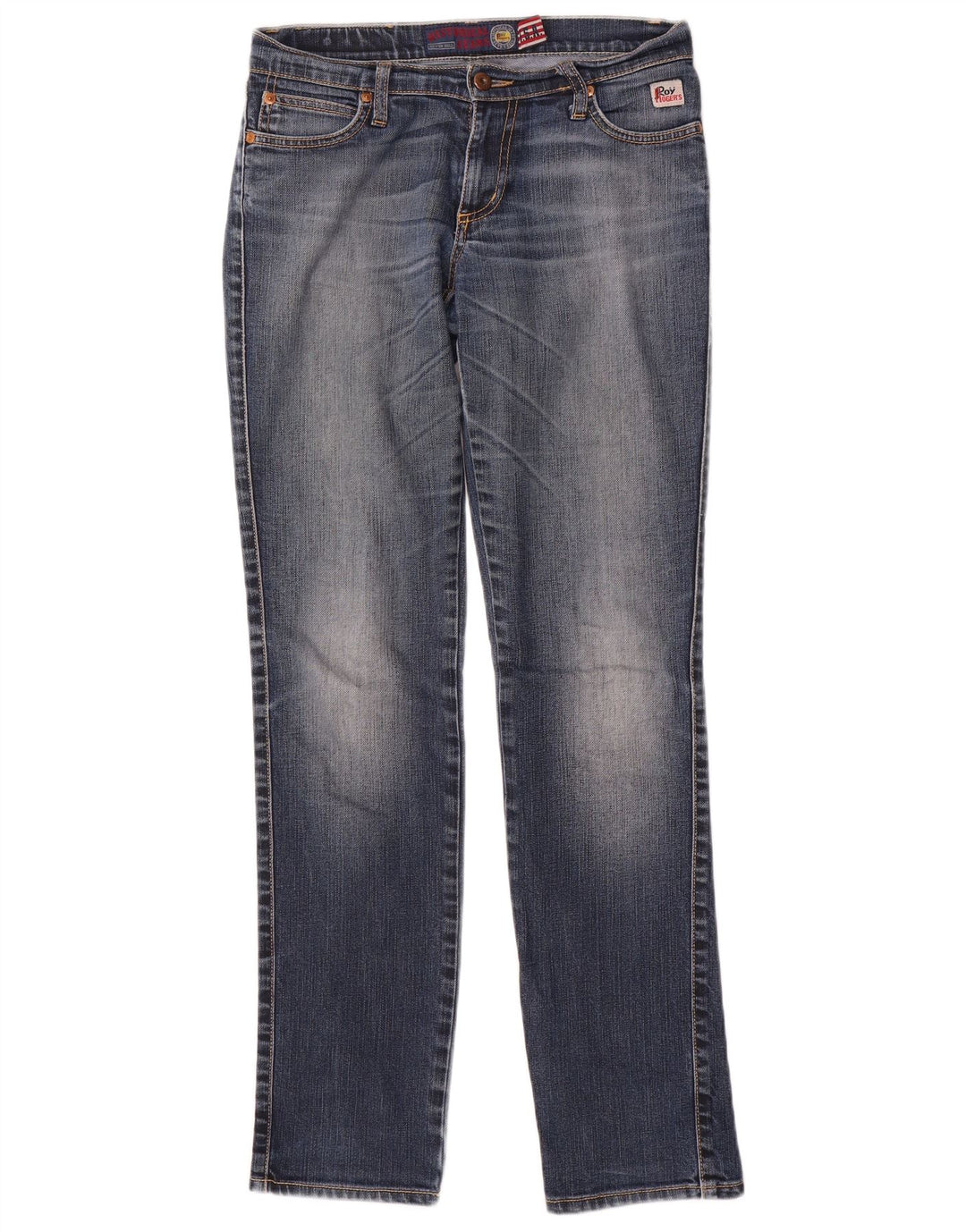 Roy Rogers Damen Slim Jeans W27 L32 Marineblau Baumwolle