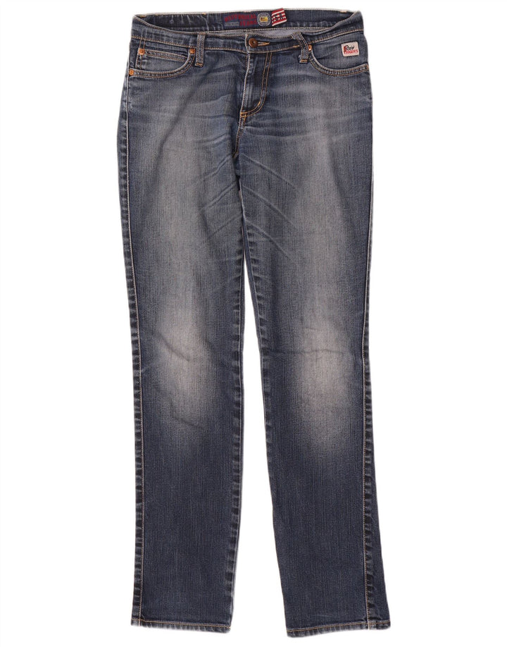 Roy Rogers Damen Slim Jeans W27 L32 Marineblau Baumwolle