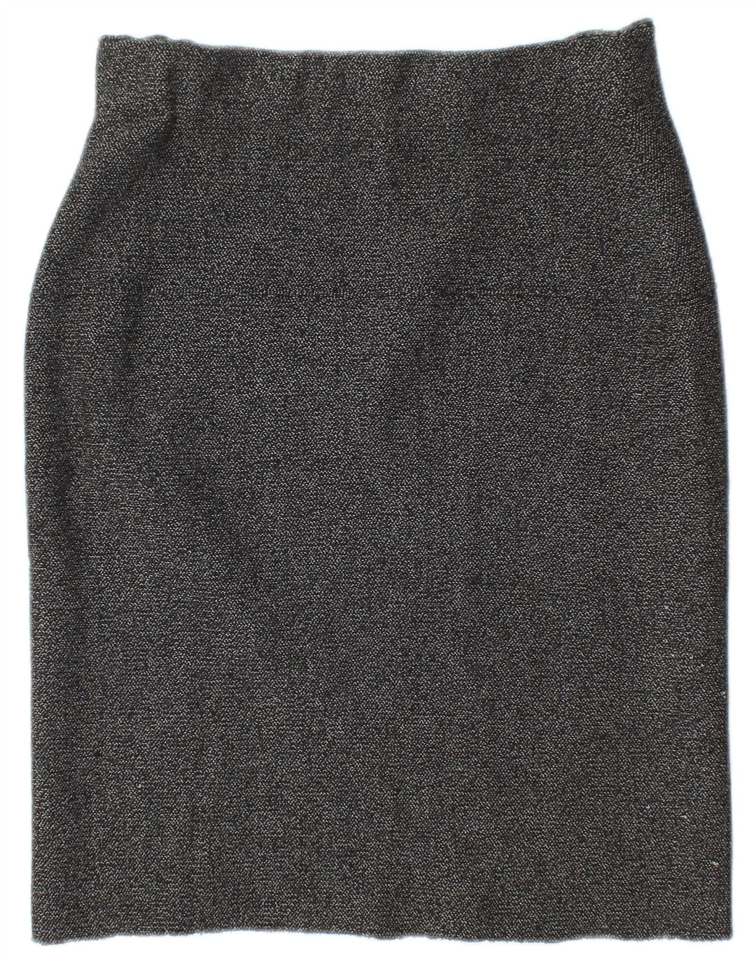Zara Damen Strick-Bleistiftrock Medium W28 Grau meliert