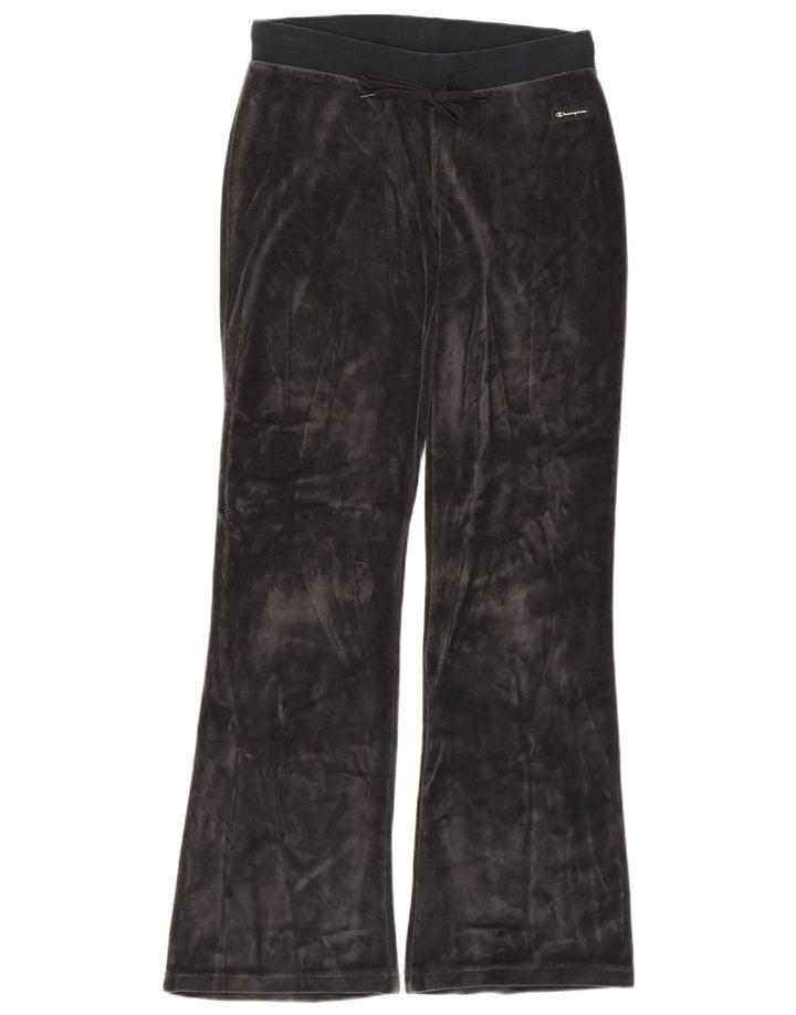 Champion Damen-Trainingshose aus Velours, UK 12, mittelgrau, Batikfärbung