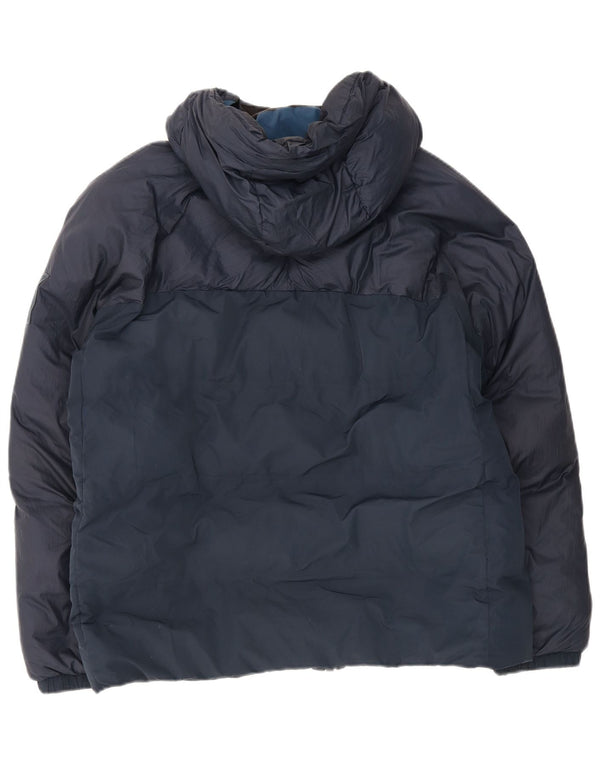 Timberland Herren-Jacke mit Kapuze, gepolstert, UK 42, XL, marineblaues Nylon