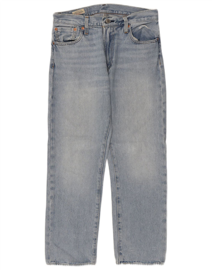LEVI'S Womens 551 Straight Jeans W29 L27 Blue Cotton