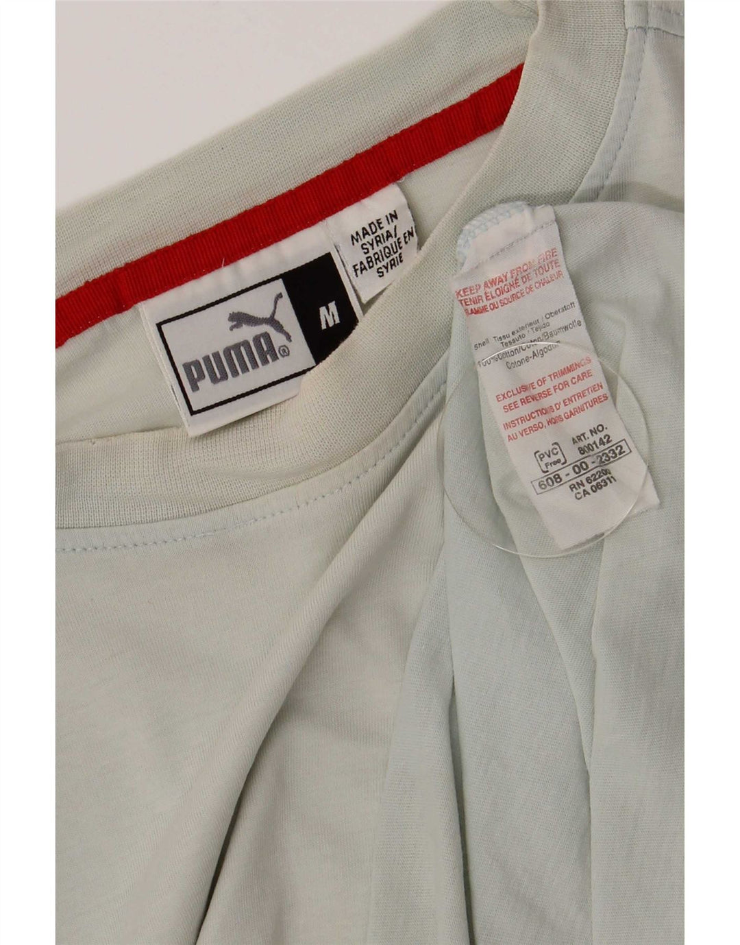 Puma Herren Kurzarm-T-Shirt mit normaler Passform, mittelblaue Baumwolle